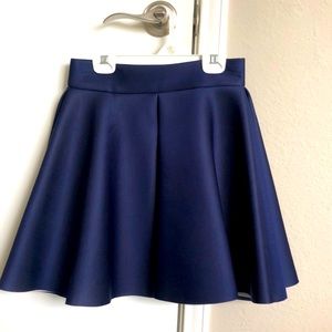Blue skirt